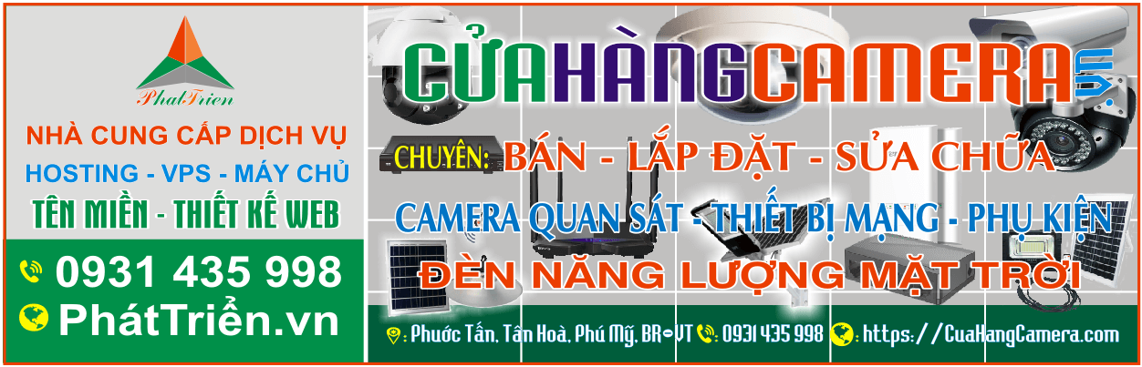 CỬA HÀNG CAMERA - CHC